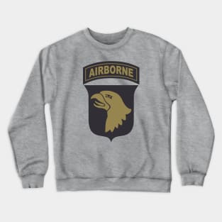 101st Airborne Division Patch (subdued) Crewneck Sweatshirt